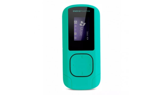 Energy Sistem MP3 player Clip 8GB FM radio/microSD, mint green