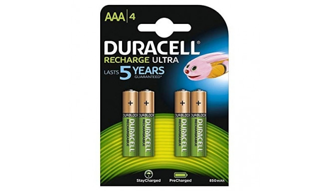 Duracell Precharged HR03 900MAH ALWAYS READY Blister Pack 4pcs.