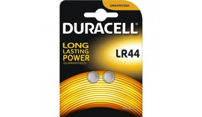 Duracell LR44 (AG13) Blistera iepakojumā 2gb.