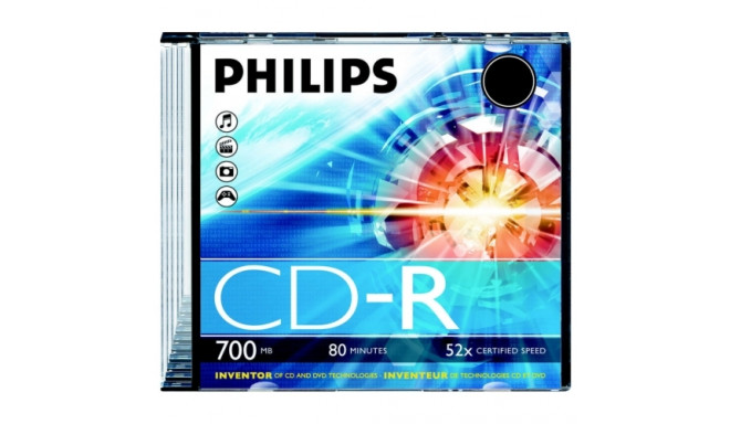 Philips CD-R 700MB 52x karbis