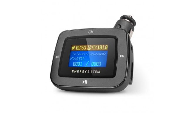 Energy Sistem 1100 FM modulātors LCD USB+SD. Garantija 3 gadi!