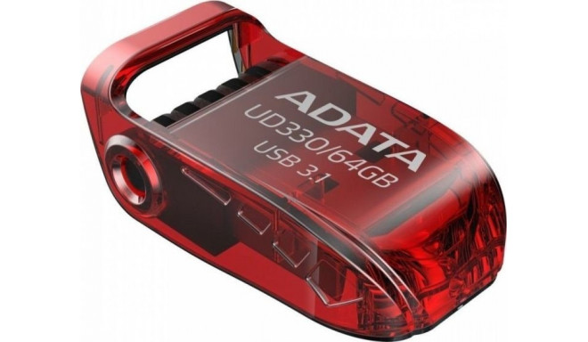 ADATA UD330 64 GB, USB stick (red, USB-A 3.2 (5 Gbit / s))