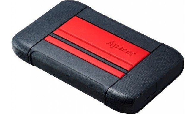 Apacer external HDD 1TB AC633 USB 3.2, black/red