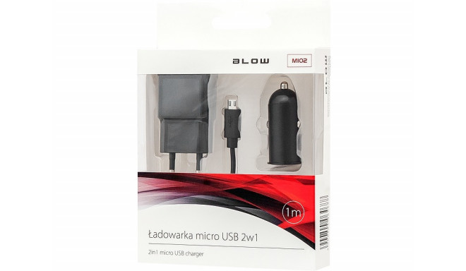 Charger USB 2,1A +cable micro USB