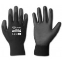 Gloves working BRADAS RĘKAWICE ROBOCZE PURE BLACK RWPBC9 (9; black color)