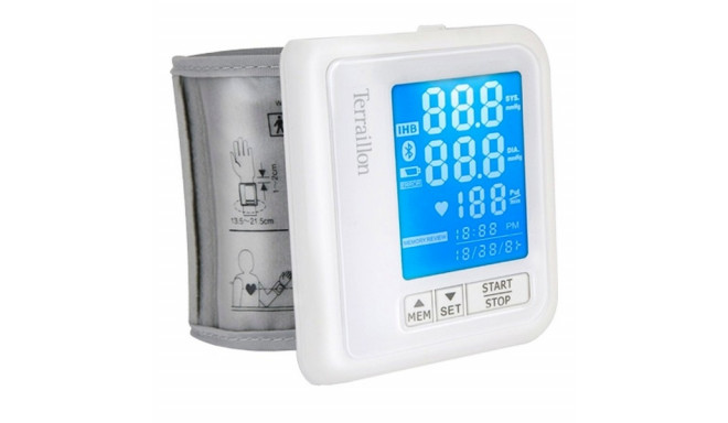 Assinsspiediena Monitors-Termometrs Terraillon LCD Bluetooth Balts