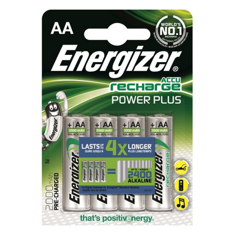 Energizer rechargeable battery Power Plus AA HR6  2000mAh 4pcs