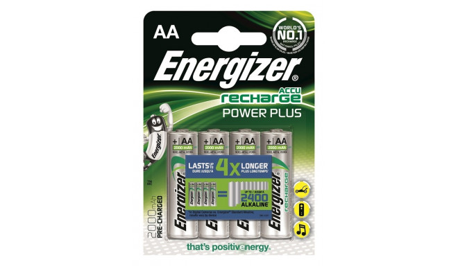 Energizer akupatarei Power Plus AA HR6  2000mAh 4tk