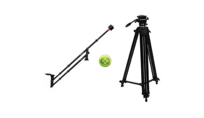 Falcon Eyes Video Travel Jib with Video Stand