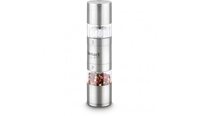 Mechanical salt and pepper mill 2-in-1 Lamart