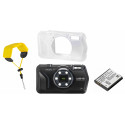 Ricoh WG-6 Kit, черный (дополнительный аккумулятор + футляр + плавучий ремень на руку)