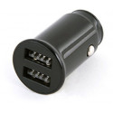 Platinet car charger 2xUSB 2.1A, black (44992)