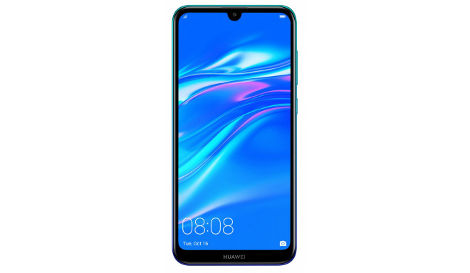 Huawei Y7 2019 32GB, zils (Aurora)
