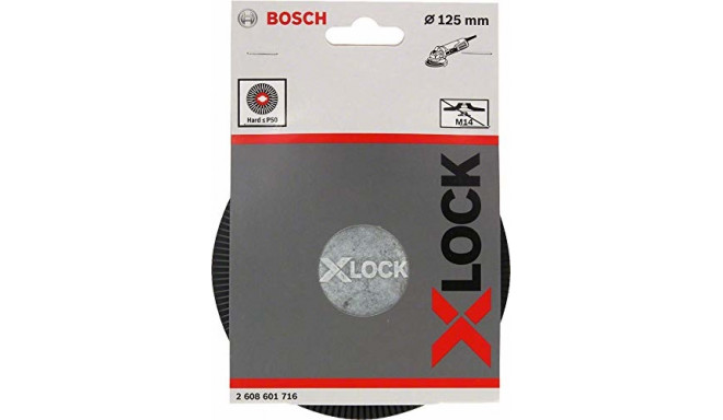 Bosch X-LOCK Backing Pad, 125 mm hard - 2608601716