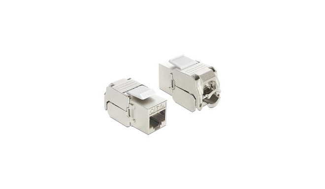 Delock Keystone Module RJ45 blue- LSA Cat6