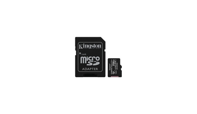 KINGSTON 256GB micSDXC Canvas Select Plus 100R A1 C10 mälukaart + ADP