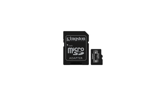 Kingston mälukaart microSDHC 16GB Canvas Select Plus 100R A1 C10 3tk + adapter