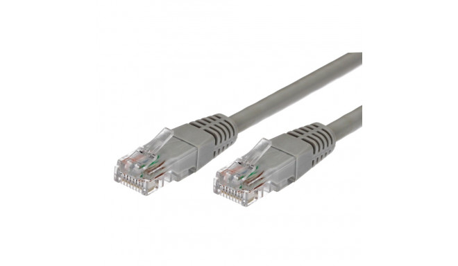 Cable Patchcord cat.5e RJ45 UTP 5m. grey