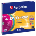 DVD+RW 4,7GB 4x Colour slim 5tk/pk Verbatim/2