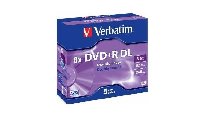 DVD+R 8,5GB 8x Double Layer Matte Silver Verb