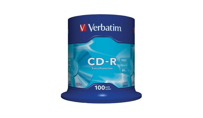 CD-R 700MB 52x Extraprotection 100sp Verbatim