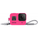 GoPro Sleeve + Lanyard Hero8 Black, pink