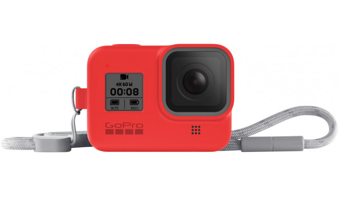 GoPro kaitseümbris + randmepael Hero8 Black, punane