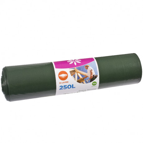 McLean-Prof. Extra ehitusprügikott 250l, 5tk/rull