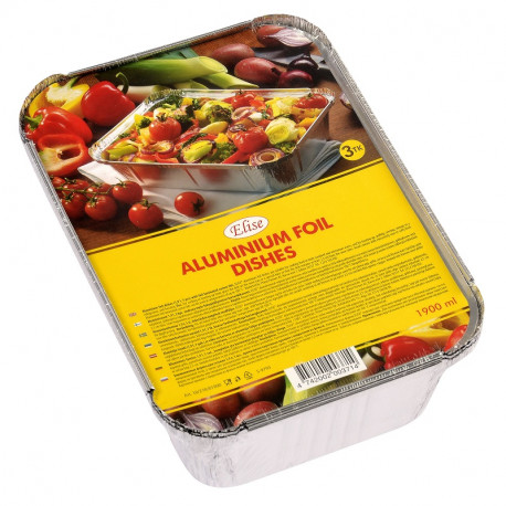 Smile alumiiniumfooliumist vormid 1,9L, 3tk