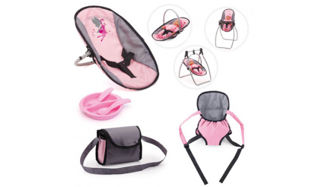 Bayer Design Accessories Set pink / gray - 63608AB