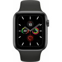 Apple Watch S5 Aluminum 44mm grey - Sports Wristband black MWWE2FD / A
