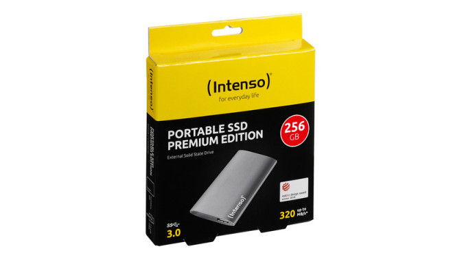 Intenso väline SSD Premium Edition 256GB 1.8" USB 3.0, antratsiit