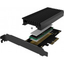 IcyBox extension card PCIe M.2 M-Key (IB-PCI214M2-HSL)