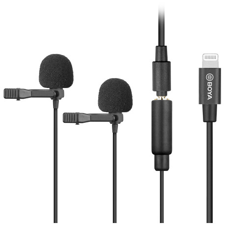 Boya microphone BY-M2D Dual Lavalier