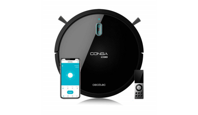 Cecotec robot vacuum cleaner Conga 1099 Connected 1400Pa 64dB WiFi, black
