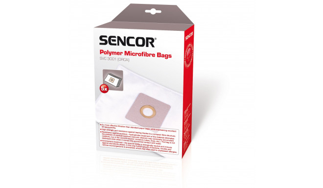 Micro fiber bags for Sencor SVC3001 5 pcs