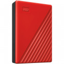 Western Digital väline kõvaketas 4TB My Passport USB 3.2, punane