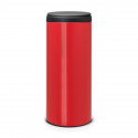 Prügikast 30L, Brabantia, Flipbin, puutele avanev/ Passion Red,  punane