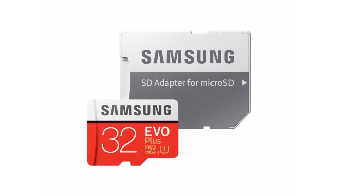 Samsung mälukaart microSDHC 32GB EVO Plus UHS-I Class 10 (MB-MC32GA/EU)