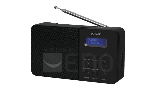 Denver DAB-33 Radio mit DAB+/FM schwarz