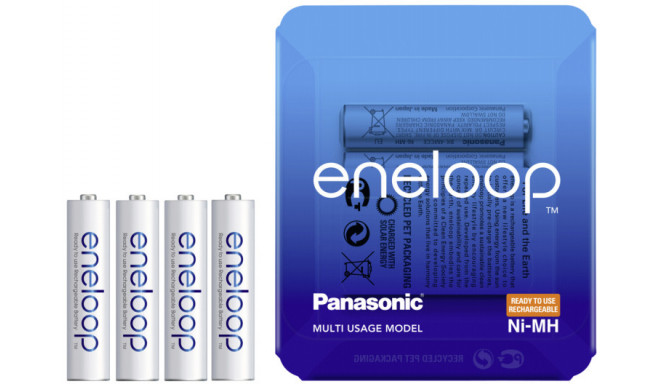 Panasonic eneloop rechargeable battery AAA 750 4SP