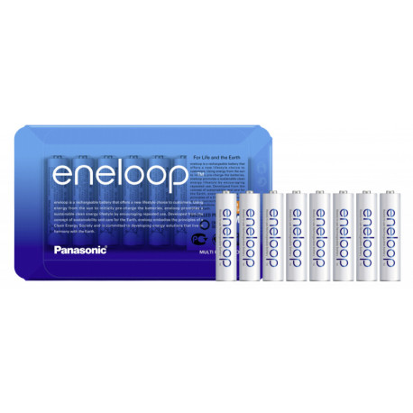 Panasonic eneloop rechargeable battery AAA 750 8SP