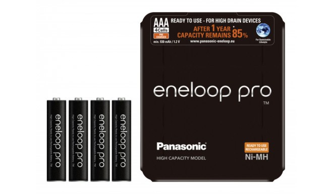 Panasonic eneloop аккумулятор Pro AAA 930 4SP