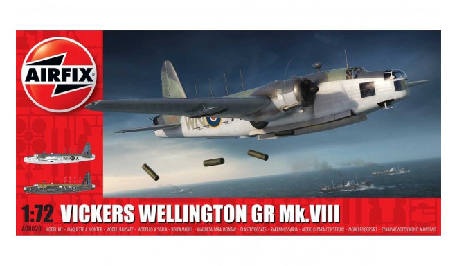 Plastic model of the Vickers Wellington Mk.VIII plane