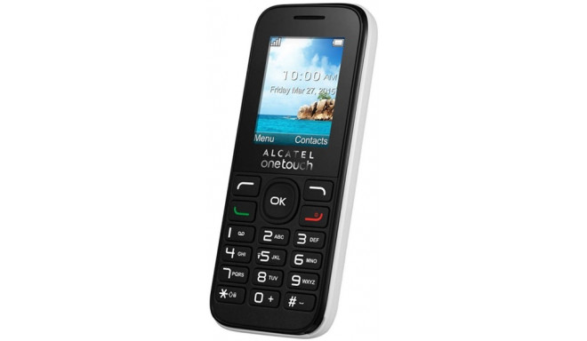Alcatel mobiiltelefon 1050d, valge