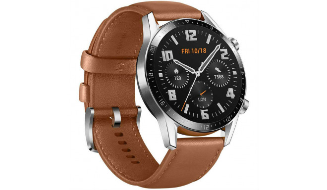 Huawei Watch GT 2 46mm, brown leather