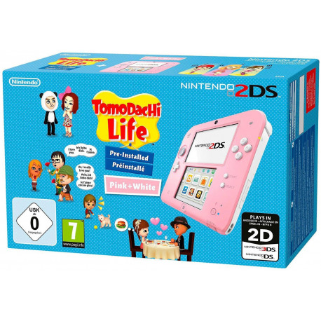 Nintendo 2DS HW + Tomodachi Life, rozā