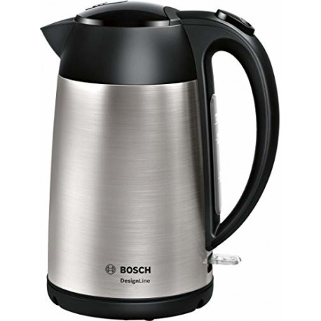 Bosch veekeetja Design Line TWK3P420 1.7L, roostevaba teras/must