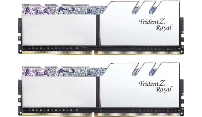 G.Skill RAM DDR4 16GB 4000 CL 18 Dual Kit Trident Z Royal silver (F4-4000C18D-16GTRS)