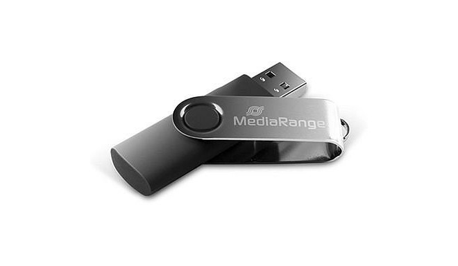 MediaRange Flexi-Drive 32 GB USB stick (silver / black, USB-A 2.0)